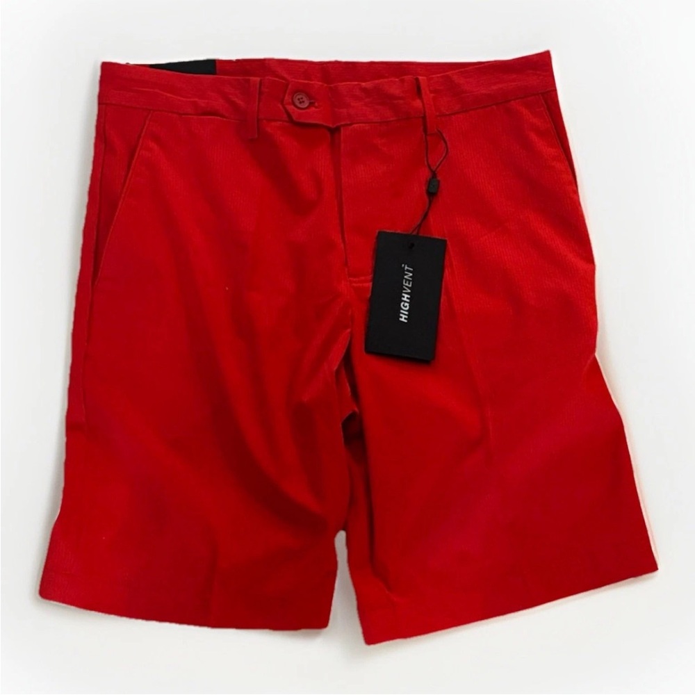 J. Lindeberg Golf Mens 30” Barbados Cherry  Vent Shorts - GMPA06869 - NWT